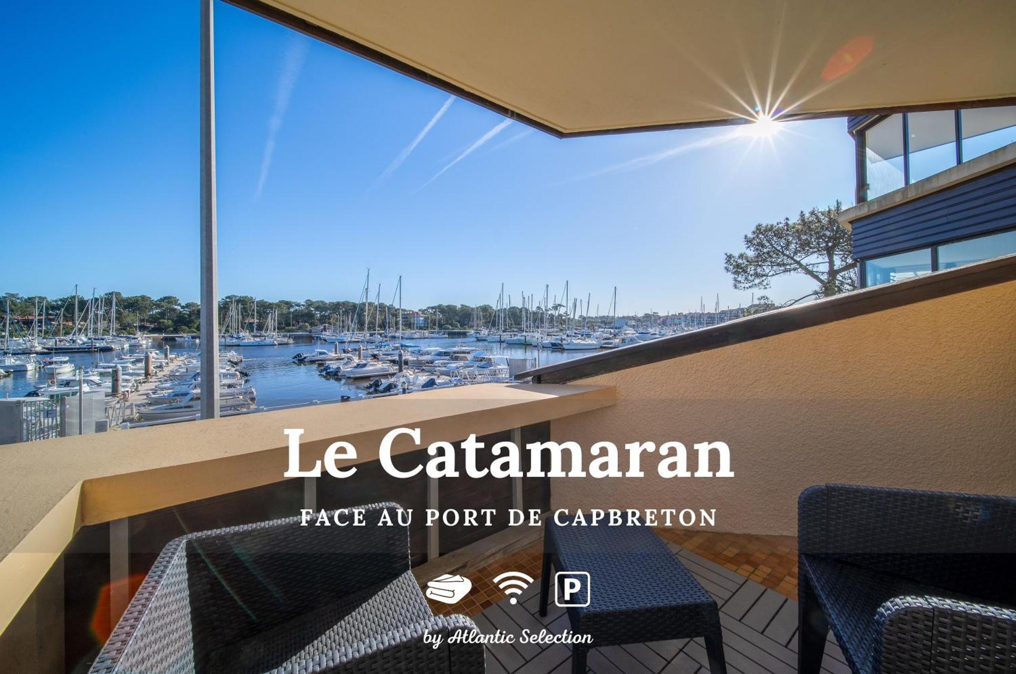 卡布勒通Atlantic Selection - Le Catamaran - Face Au Port公寓 外观 照片